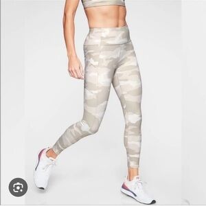 Athleta white camo leggings